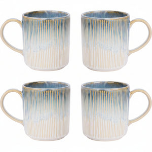Cosy & Trendy Beker Listra 390 ml - 4 Stuks