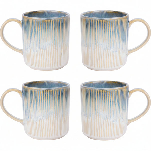 Cosy & Trendy Beker Listra 390 ml - 4 Stuks
