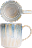 Cosy & Trendy Beker Listra 390 ml - 4 Stuks