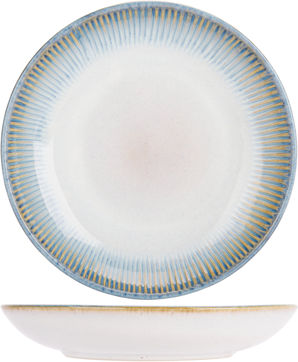 Cosy & Trendy Dybe Tallerkener / Pastatallerkener Listra Ocean ø 21 cm - 4 Styk