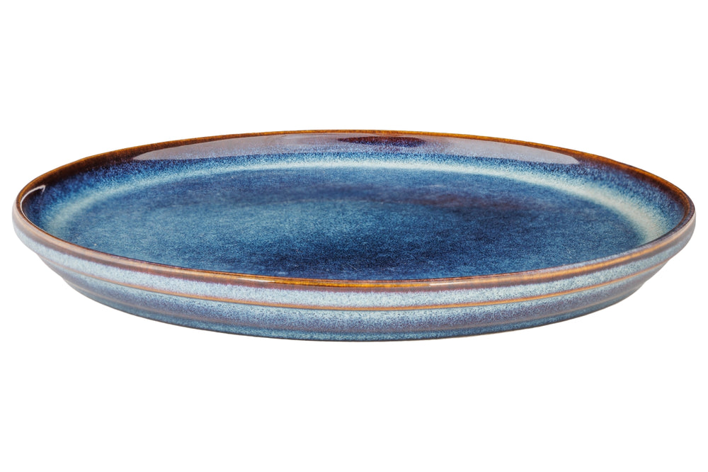 Cosy & Trendy Morgenmadstallerkener / Desserttallerkener Jade Indigo ø 22.5 cm - 4 Styk