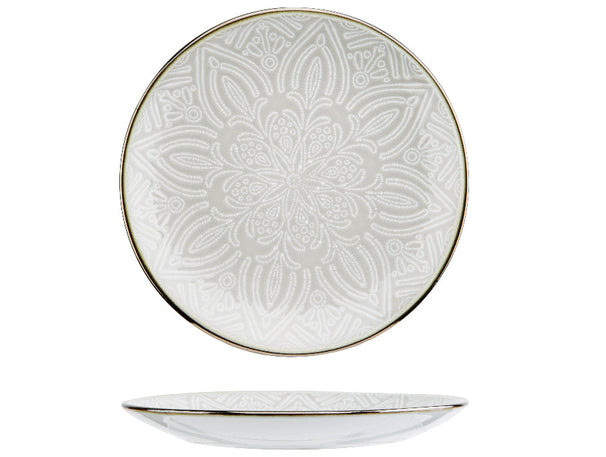 Cosy & Trendy Morgenmadstallerkener / Desserttallerkener Murano Beige ø 20 cm - 6 Styk