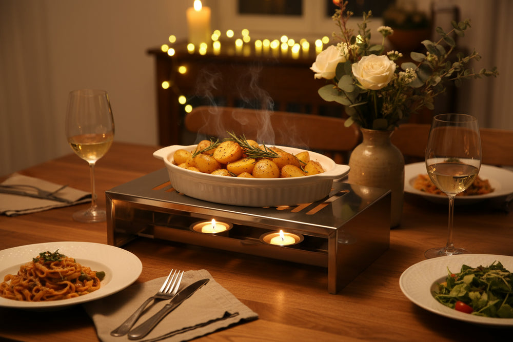 Cosy & Trendy Warmhoudplaat RVS