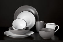 Cosy & Trendy Morgenmadstallerkener - Desserttallerkener - Speckle Hvid ø 19.5 cm - 6 stk.