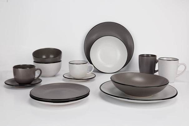 Cosy & Trendy Mokken med Øre - Speckle Grå - 350 ml - 6 stk.