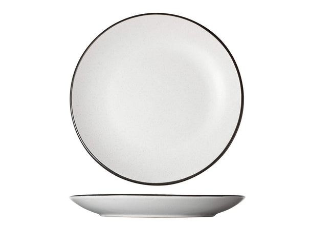 Cosy & Trendy Morgenmadstallerkener - Desserttallerkener - Speckle Hvid ø 19.5 cm - 6 stk.