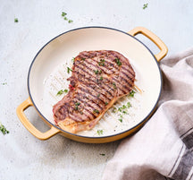 Cosy & Trendy Grillpan Fontestic Gietijzer Amber Gold Ø 28 cm - egnet til alle varmekilder - emaljeret non-stick belægning