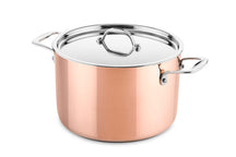 DUCQ Pannenset Koper 6-Delig - Kookpan ø 20, 20, 24 cm & Steelpan ø 16 cm & Braadpan ø 28 cm & Koekenpan ø 26 cm + Deksels