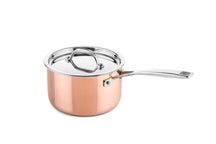 DUCQ Pannenset - Kookpan ø 18, 20, 20 cm & Steelpan ø 16 cm + Deksels - Inductie - Koper - 4 Delig