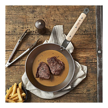 De Buyer Stegepande Mineral B Hout - ø 26 cm - uden non-stick belægning