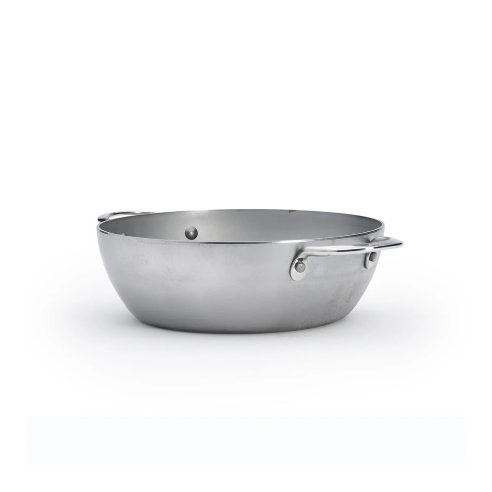 De Buyer Hapjespan / Sauteuse med 2 håndtag - Mineral B Pro - ø 28 cm / 4 liter - uden non-stick belægning