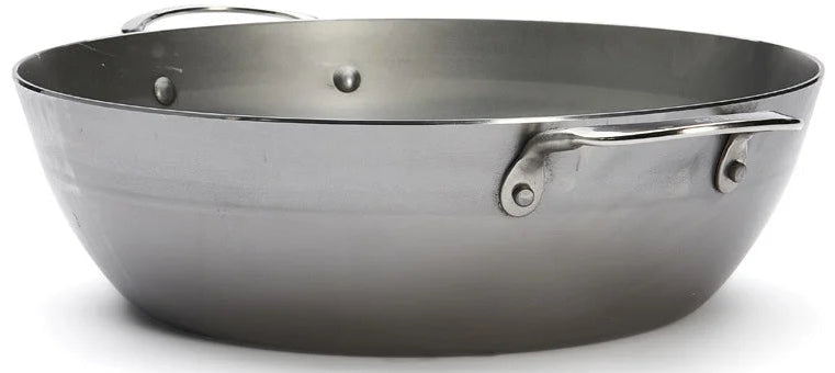 De Buyer Hapjespan / Sauteuse med 2 håndtag - Mineral B Pro - ø 32 cm / 5.5 liter - uden non-stick belægning