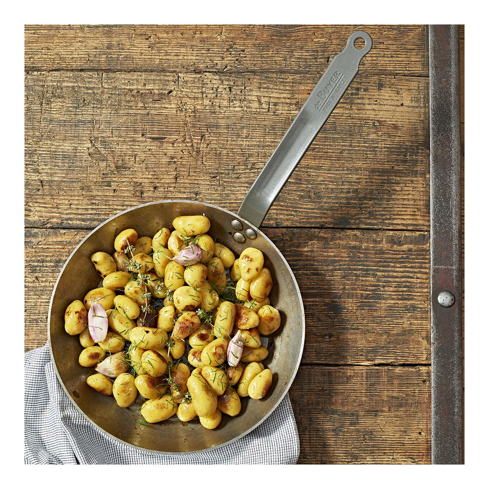 De Buyer Stegepande Lyonnaise Carbone Plus - Pladejern - ø 18 cm - uden non-stick belægning