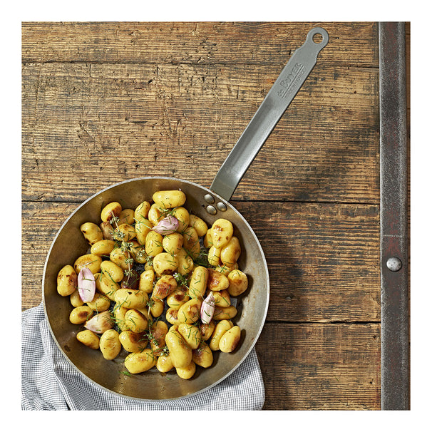 De Buyer Stegepande Lyonnaise Carbone Plus - Pladejern - ø 30 cm - uden non-stick belægning