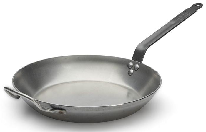 De Buyer Stegepande Lyonnaise Carbone Plus - Pladejern - ø 32 cm - uden non-stick belægning