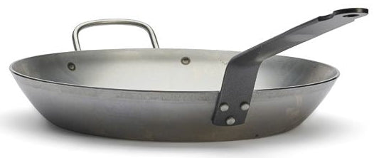 De Buyer Stegepande Lyonnaise Carbone Plus - Pladejern - ø 32 cm - uden non-stick belægning