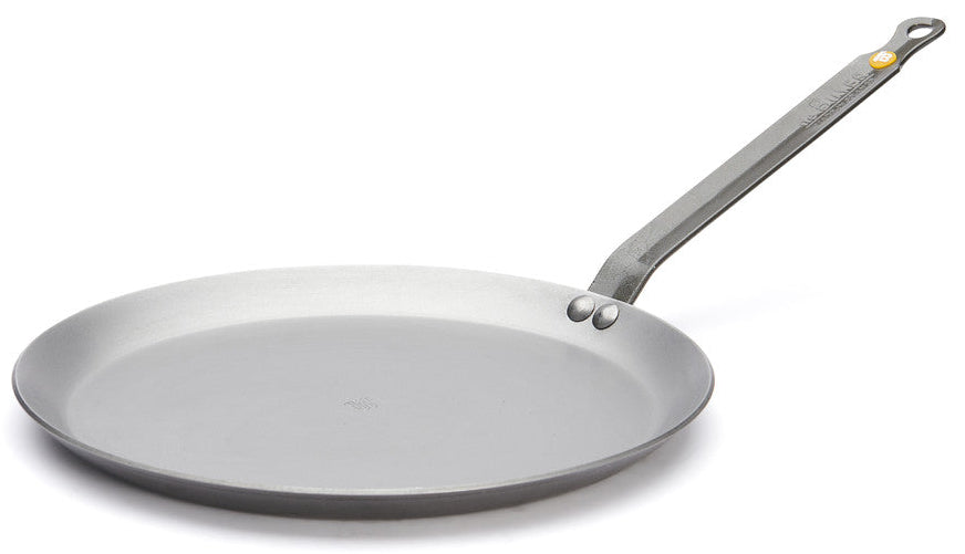 De Buyer Pande til pandekager / crêpepande Carbone Plus - Pladejern - ø 24 cm - uden non-stick belægning