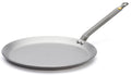 De Buyer Pande til pandekager / crêpepande Carbone Plus - Pladejern - ø 24 cm - uden non-stick belægning