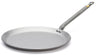 De Buyer Pande til pandekager / crêpepande Carbone Plus - Pladejern - ø 24 cm - uden non-stick belægning
