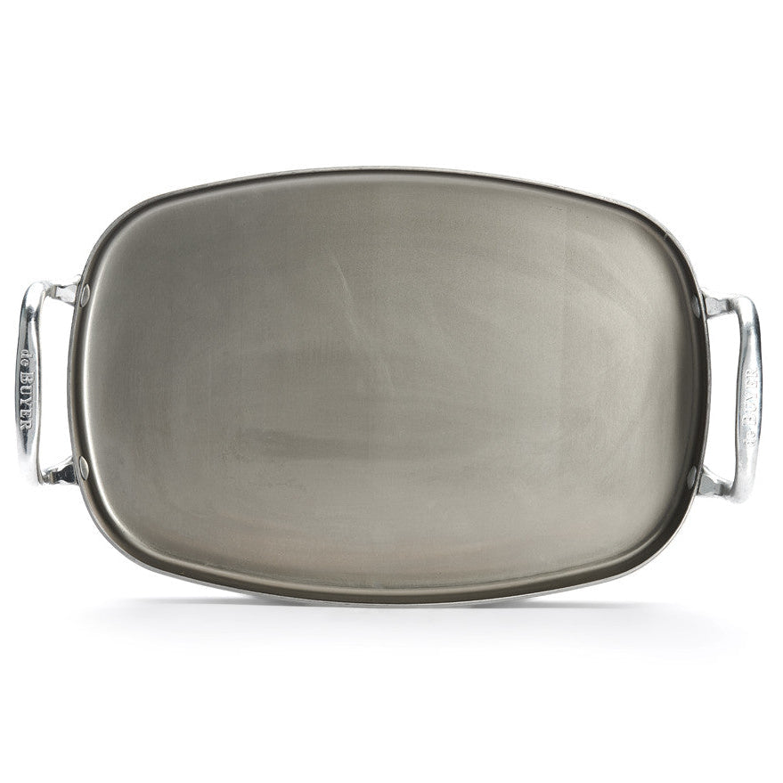 De Buyer Plancha Mineral B Pro - 38 x 26 cm - uden non-stick belægning