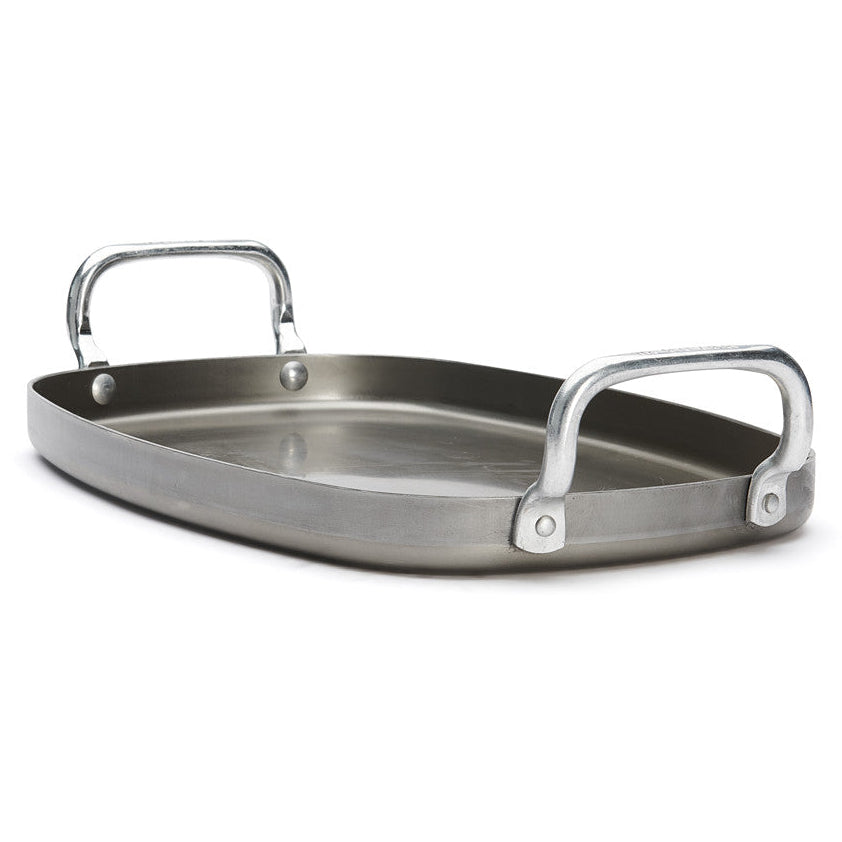 De Buyer Plancha Mineral B Pro - 38 x 26 cm - uden non-stick belægning