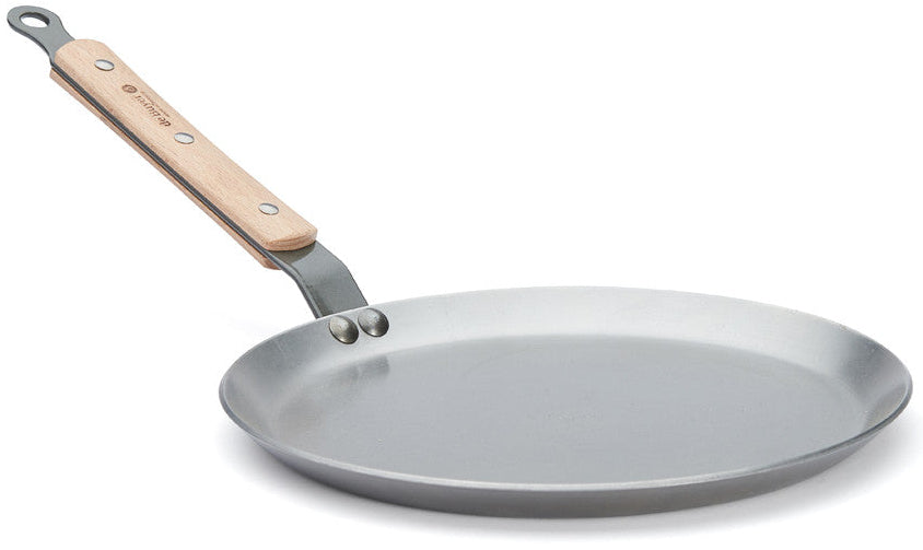 De Buyer pandekagepande / Crêpepande Mineral B Hout - ø 24 cm - uden non-stick belægning