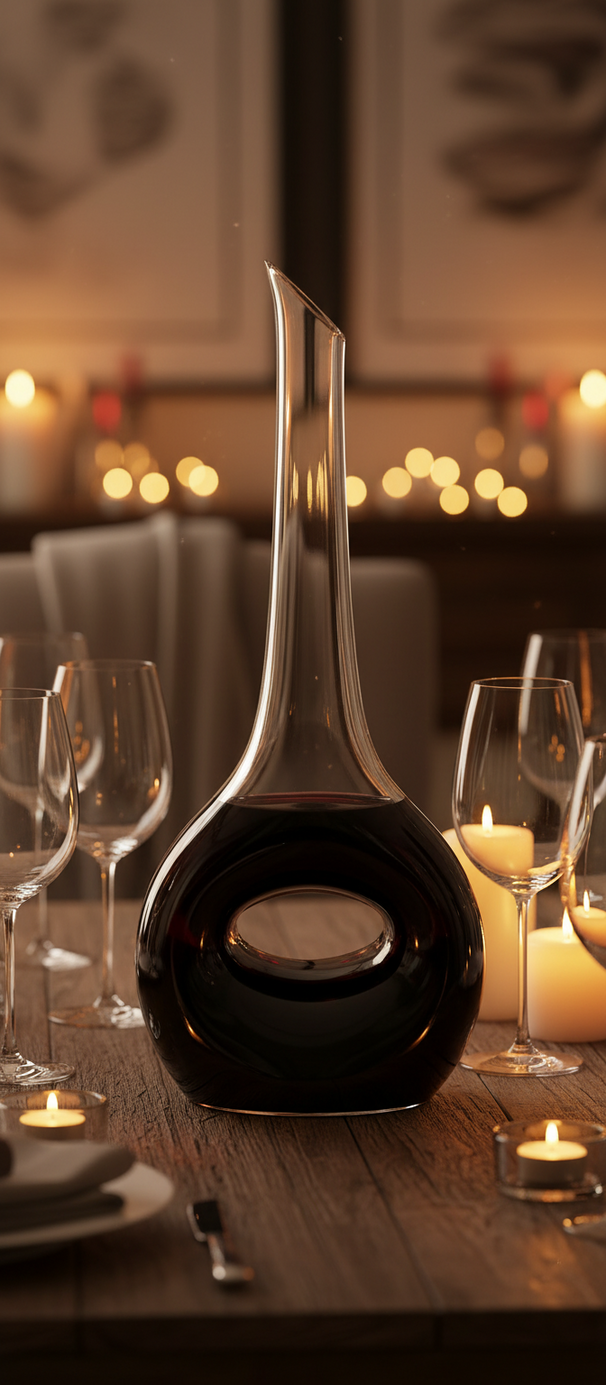 Riedel Decanteerkaraf Black Tie Occhio Nero - Håndlavet - 750 ml