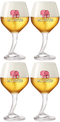Delirium Ølglas på Fod 330 ml - 4 Stykker