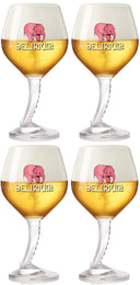 Delirium Ølglas på Fod 330 ml - 4 Stykker