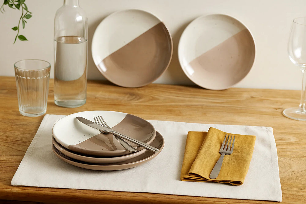 Cookinglife Morgenmadstallerkener / Desserttallerkener Leem ø 18,5 cm - 6 Styk