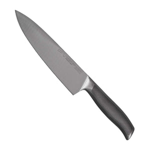 Diamant Sabatier Koksmes Riyouri 20 cm met RVS heft, vrijstaand op witte achtergrond