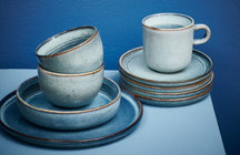 ONA Dinerborden Duna Blue ø 27 cm - 4 Stuks