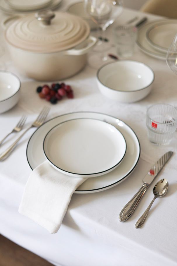 Cosy & Trendy Serviesset Renee 18-delig / 6 personer - 6 dinerborden, 6 ontbijtborden og 6 skåle