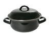 Cookinglife Braadpan med deksel - Emaille - Cooking - ø 26 cm / 5 Liter - geëmailleerde anti-aanbaklaag