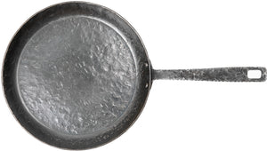 Forged Stegepande Carbonstål ø 28 cm - egnet til alle varmekilder - uden non-stick belægning