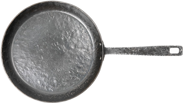 Forged Stegepande Carbonstål ø 28 cm - egnet til alle varmekilder - uden non-stick belægning