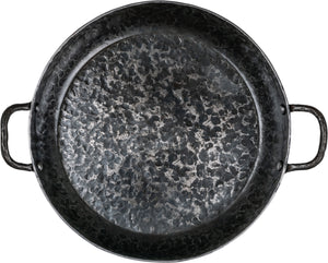 Forged Stegepande Carbonstål med 2 håndtag ø 28 cm - egnet til alle varmekilder - uden non-stick belægning