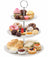 Cookinglife Etagère Porselein 3-laags ø 16.5, 20 & 25 cm - Serveringstårn til Snacks