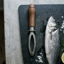 Crafts La Marée Fiskeskæller Valnød - 21,4 cm