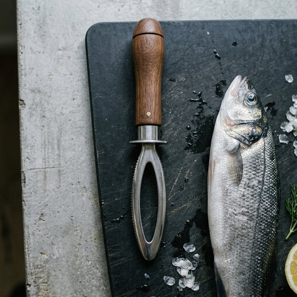 Crafts La Marée Fiskeskæller Valnød - 21,4 cm