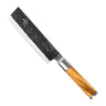 Forged Hakmes Olive 17.3 cm met olijfhouten heft, vrijstaand op witte achtergrond