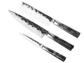 Forged Messenset Intense - 3 - delig - Koksmes, Hakmes og Universelt mes