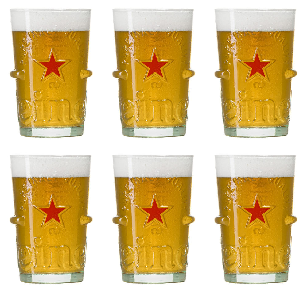 Heineken Bierglazen Silver - 250 ml - 6 stuks