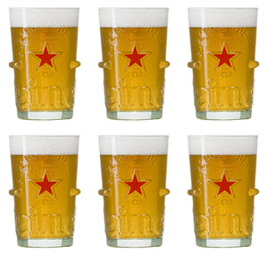 Heineken Bierglazen Silver - 250 ml - 6 stuks