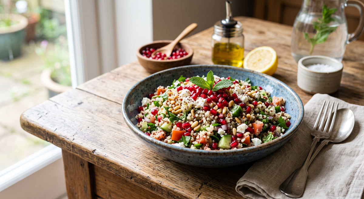Frisk, farverig og overraskende velsmagende uden et strejf af gluten.