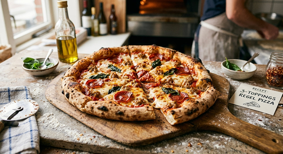 Mindre er mere: den bedste pizza laver du med tre toppings.