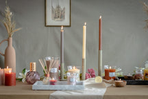 WoodWick Duftlys Large Cashmere - 18 cm / ø 10 cm