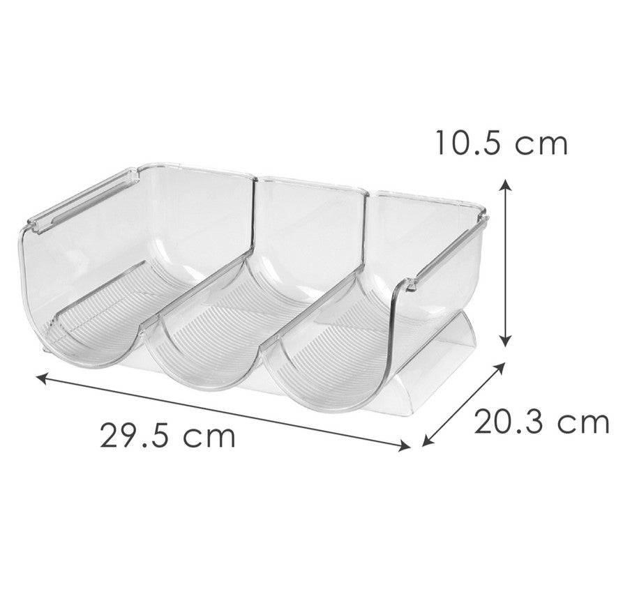 Ghidini vinflaskeholder til 3 flasker - plastik