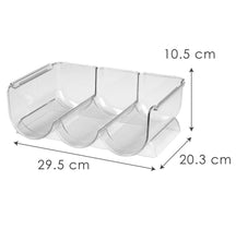Ghidini vinflaskeholder til 3 flasker - plastik