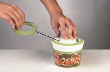 Ghidini håndbetjent hakker / grøntsagsslicer med træk snor ø 12 cm